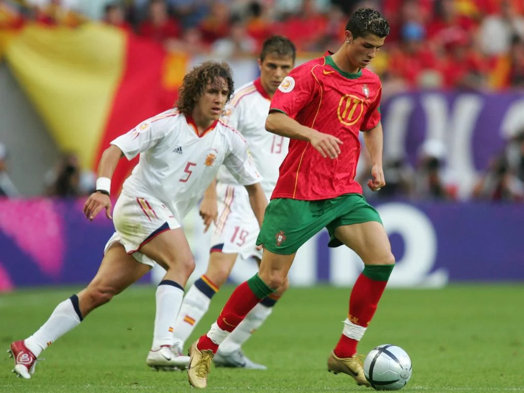 portugal vs spain euro 2004 cristiano ronaldo