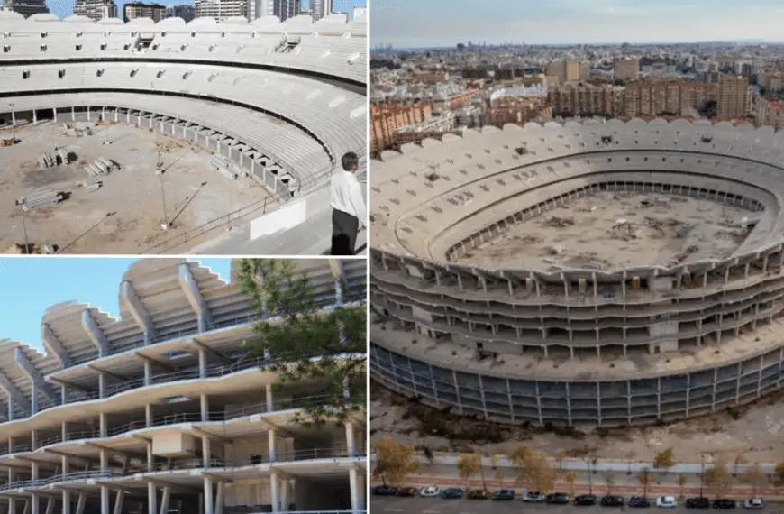 Valencia’s ABANDONED stadium that has been left half-built for many years