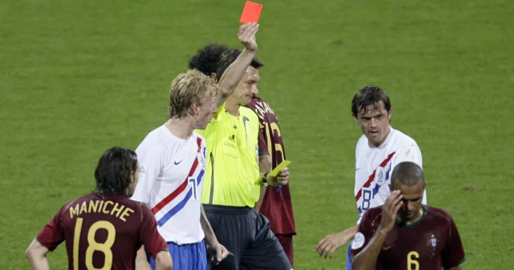 costinha red card world cup 2006