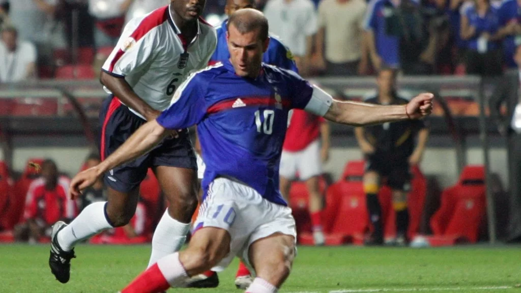 zidane france vs england 2004 euros