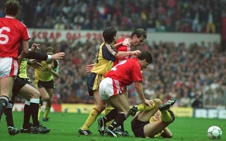 Manchester United vs Arsenal 1990 