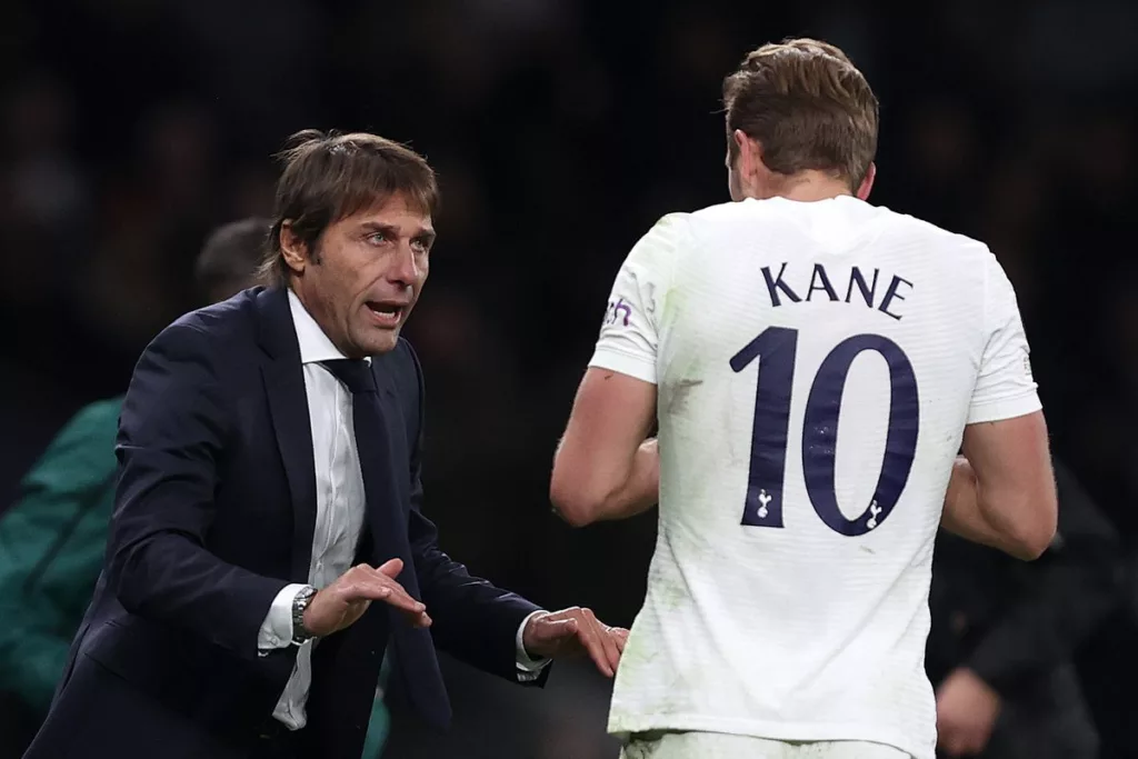 Harry Kane Antonio Conte Tottenham Hotspurs