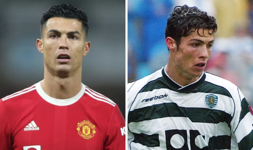 Cristiano Ronaldo sporting lisbon manchester united 