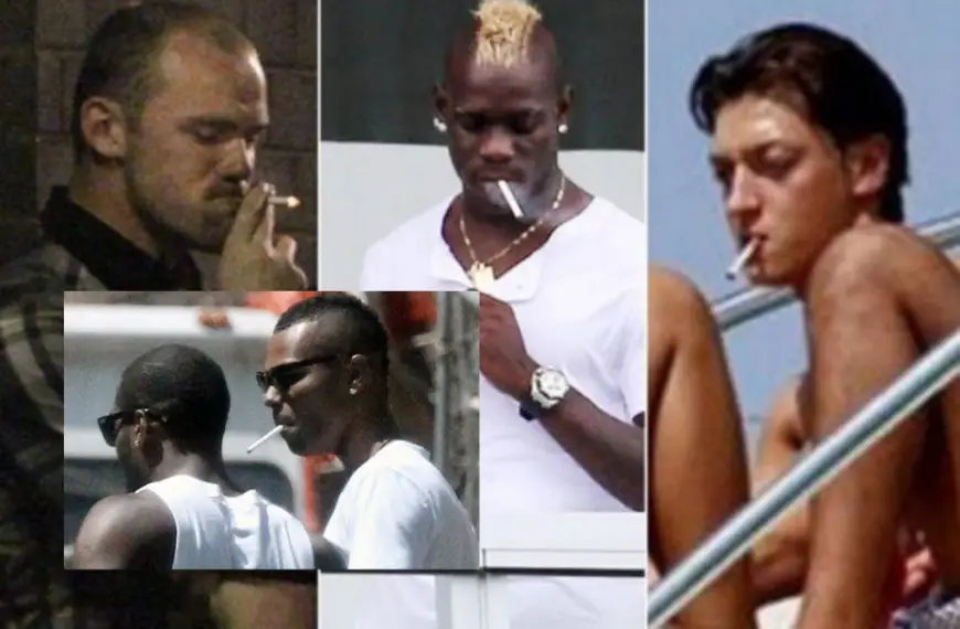 10 modern football players that smoke…