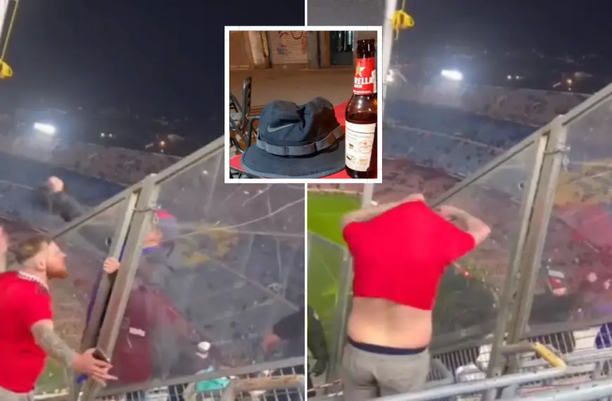 Man United fan TEASES Barcelona supporters, receives instant KARMA