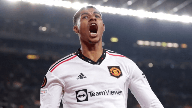 marcus rashford vs barcelona europa league