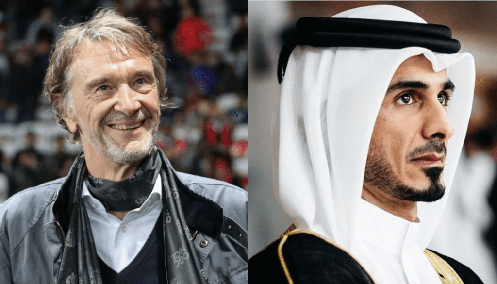 sir jim ratcliffe shiekh jassim manchester united 