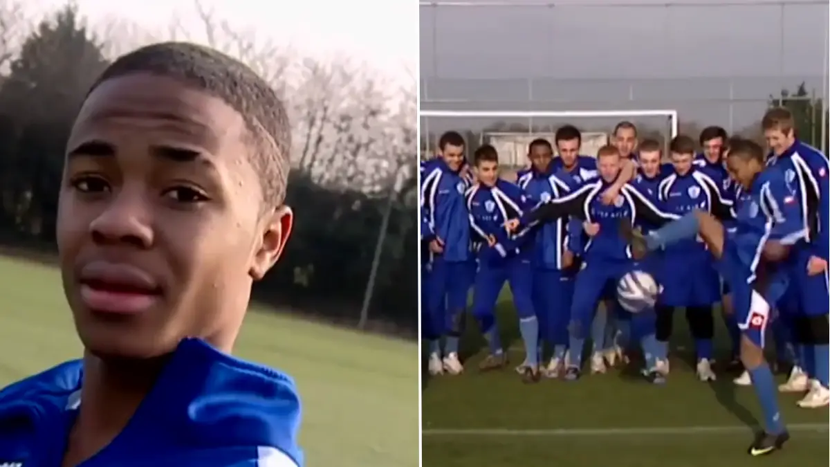When a 15-year-old Raheem Sterling took on skill challenge on Soccer AM