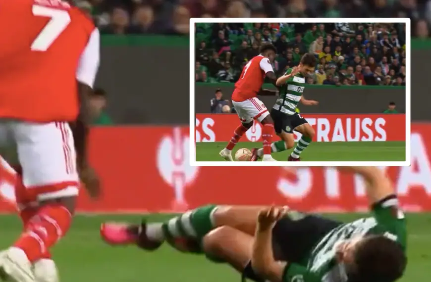 Sporting CP feel ROBBED after Arsenal score controversial goal