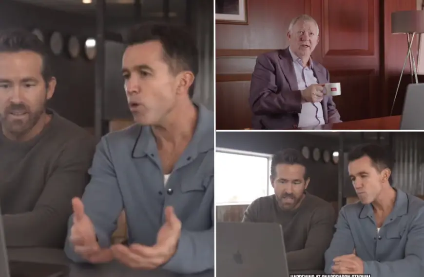 Ryan Reynolds hangs up on Sir Alex Ferguson in awkward video call