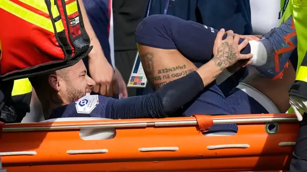 PSG forward Neymar set to MISS rest of season due to ankle injury