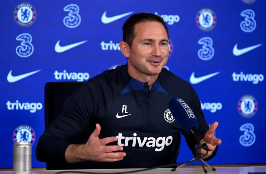 Frank Lampard couldn’t stop smiling during his Chelsea press conference