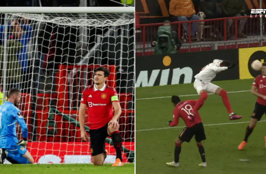 Harry Maguire scores last-minute own goal to earn Sevilla vital draw