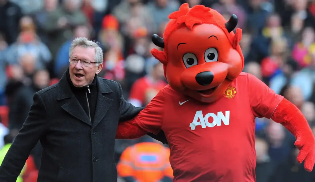 Manchester United's infamous Red Devil logo may well be found in our football logos quiz!