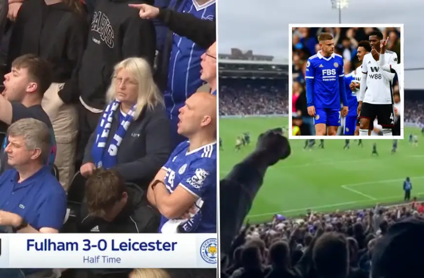 Leicester City fans chant against own team after humiliating loss at Fulham