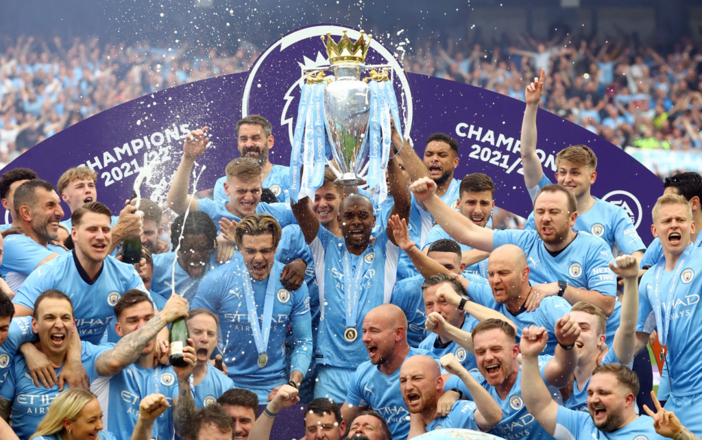 Man City Premier League champions 