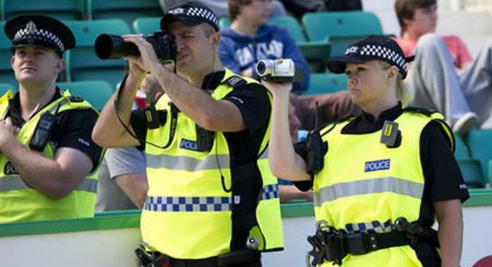 Police football hooligans