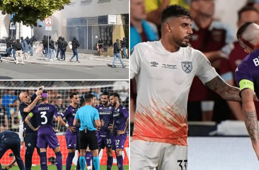 West Ham United condemn fan behaviour after Biraghi hit by object from crowd