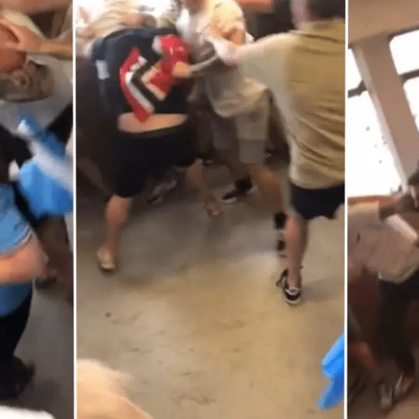 Man City v Man Utd: Fans clash with each other after FA Cup Final