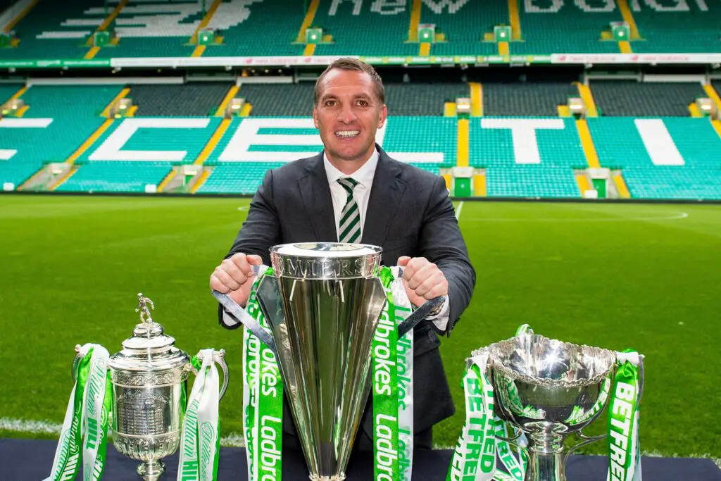 Brendan Rodgers double treble with celtic