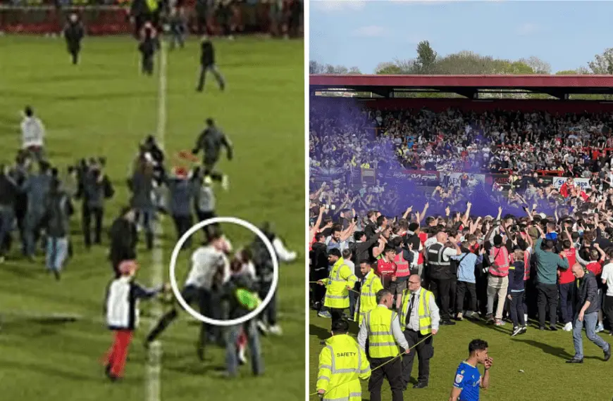 Stevenage fined £7,500 following pitch invasion incident