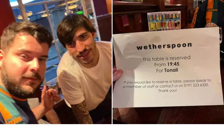 sandro tonali wetherspoons