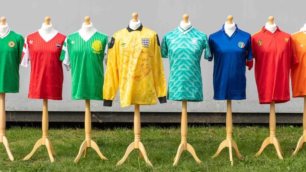 italia 90 world cup shirts