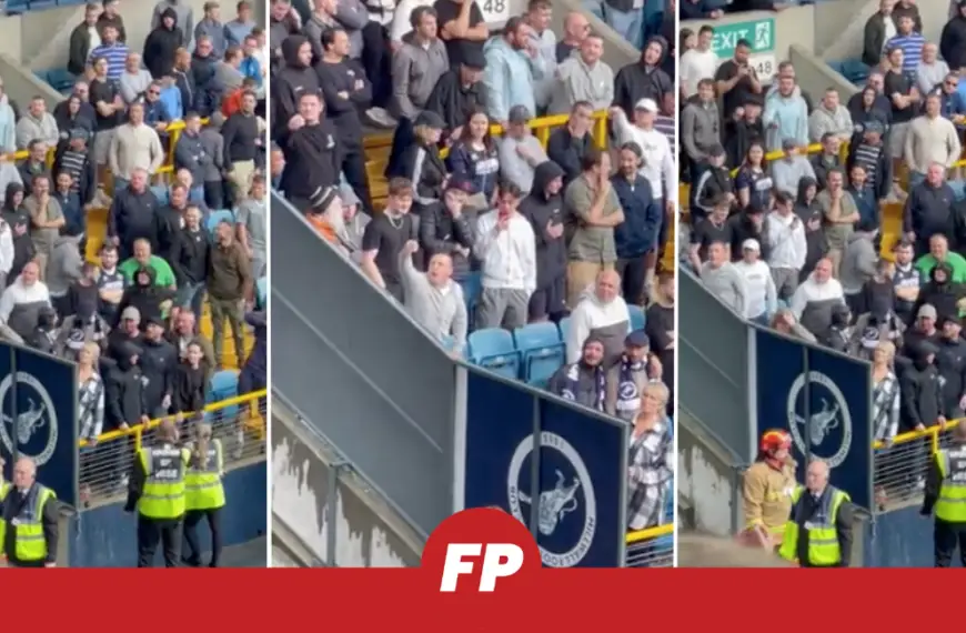 Leeds United fans hilariously wind up Millwall fans during match