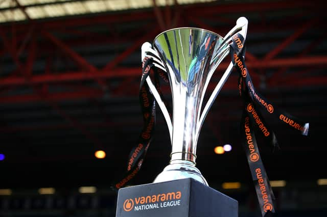 vanarama national league stadium quiz trophy