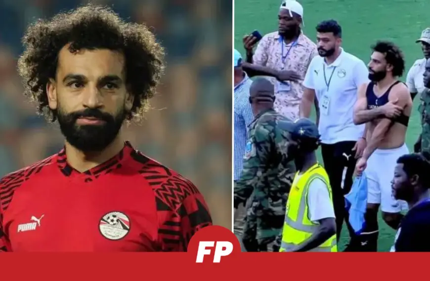 Mo Salah targeted by pitch invaders