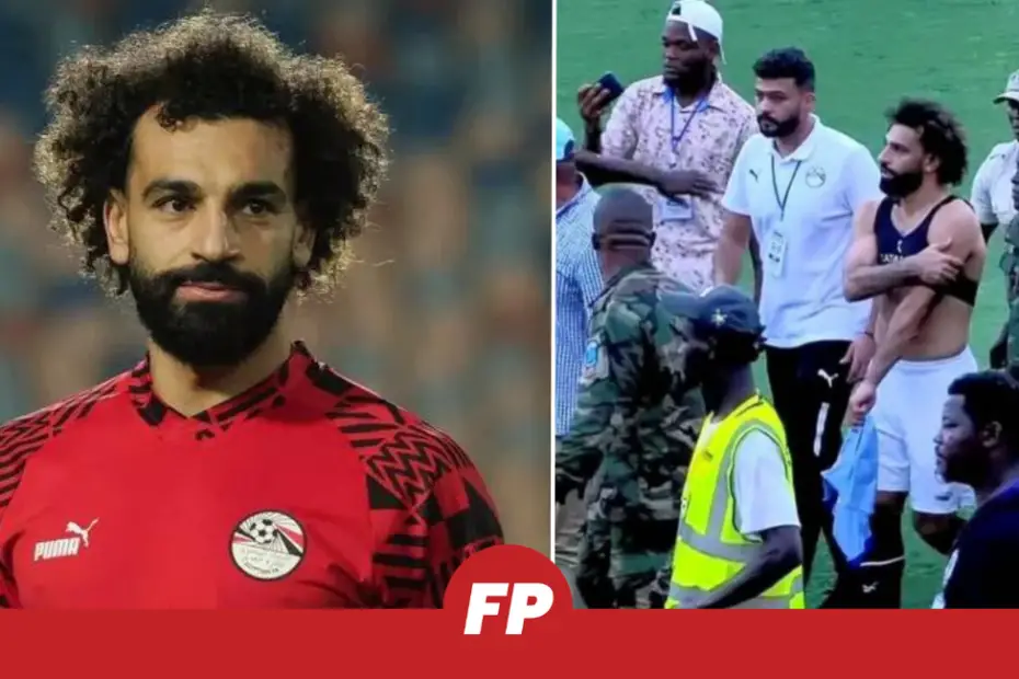 Mo Salah targeted by pitch invaders