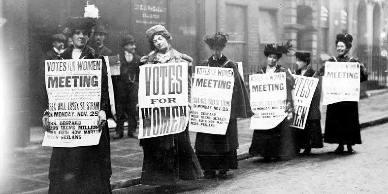 The Suffragettes were a faction of the Women's Society and Political Union, founded by Emmeline Pankhurst. They advocated for the right for women to vote on political elections.