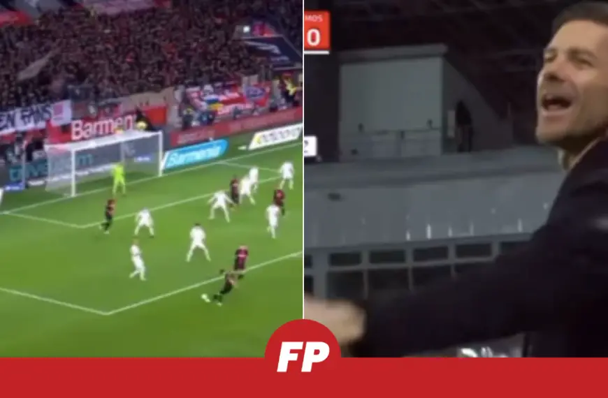 Granit Xhaka scores SCREAMER for Leverkusen, tricks Xabi Alonso with fake celebration