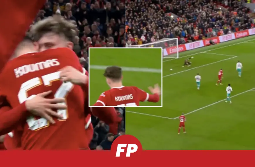 18 year-old Lewis Koumas scores on his Liverpool debut, it meant so much to him