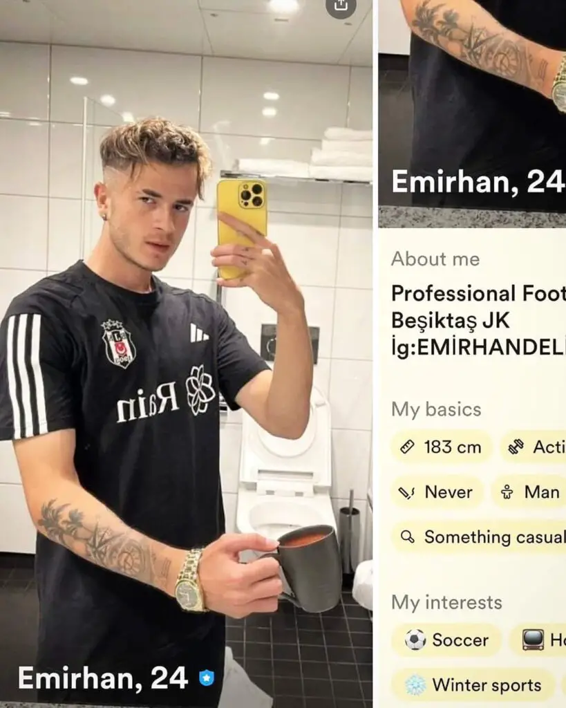 Beşkitaş have terminated Delibaş contract after finding he had an active account on a dating app.