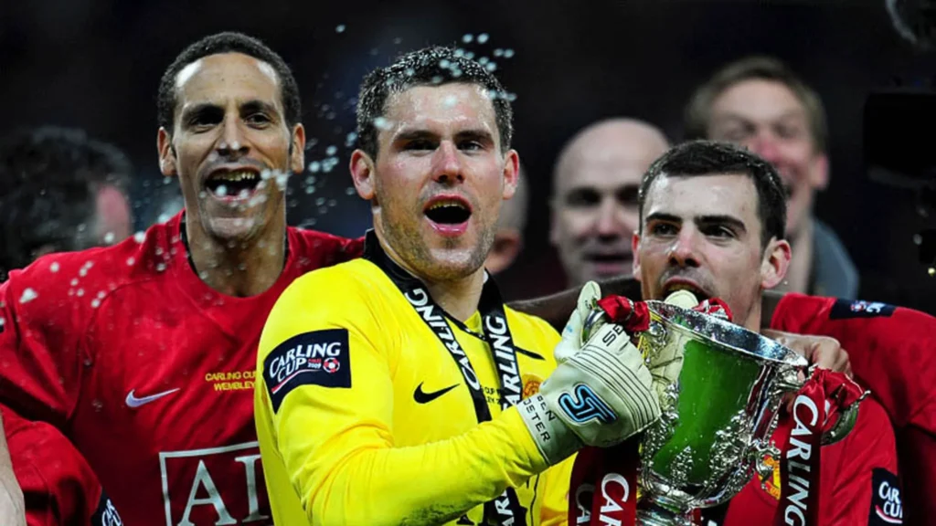 Ben Foster won back to back league cup titles with Man Utd, earning man of the match in the 2009 final against Tottenham due to his penalty shootout heroics.