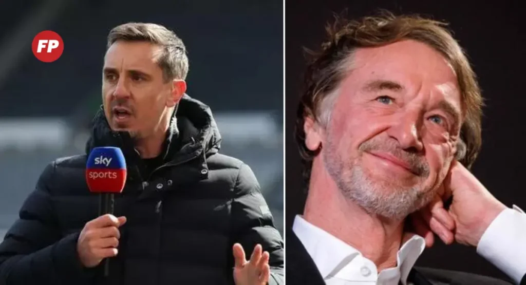 Gary Neville has suggested that Jim Ratcliffe's influence is to blame for Man Utd's new found form.