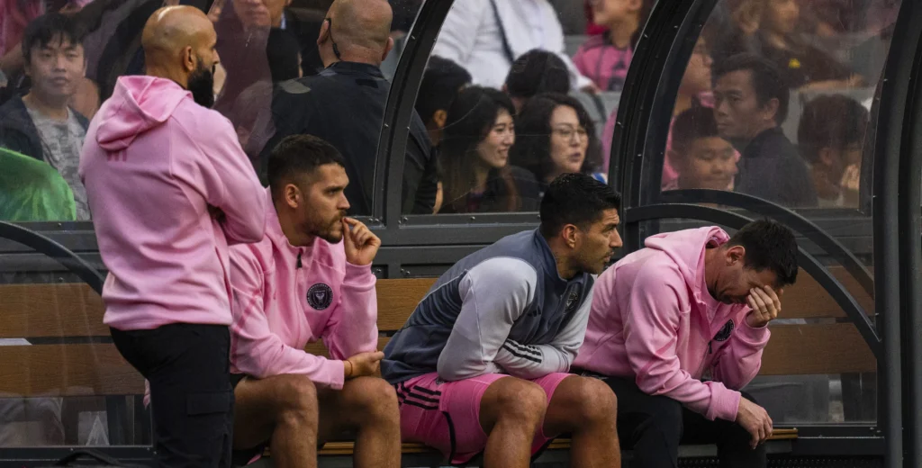 Lionel Messi remained on the bench during Inter Miami's matchup with Hong Kong in the China capital.