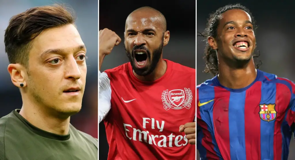 Mesut Ozil, Thierry Henry, and Ronaldinho have all been tipped to represent their countries in the upcoming Over 35s World Cup.