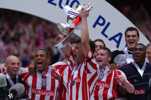 Peter Handyside captained Stoke City to promotion from Division Two in 2002.