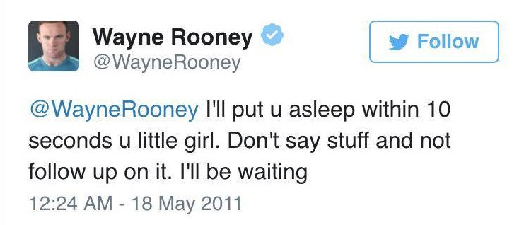Another Wayne Rooney Tweet