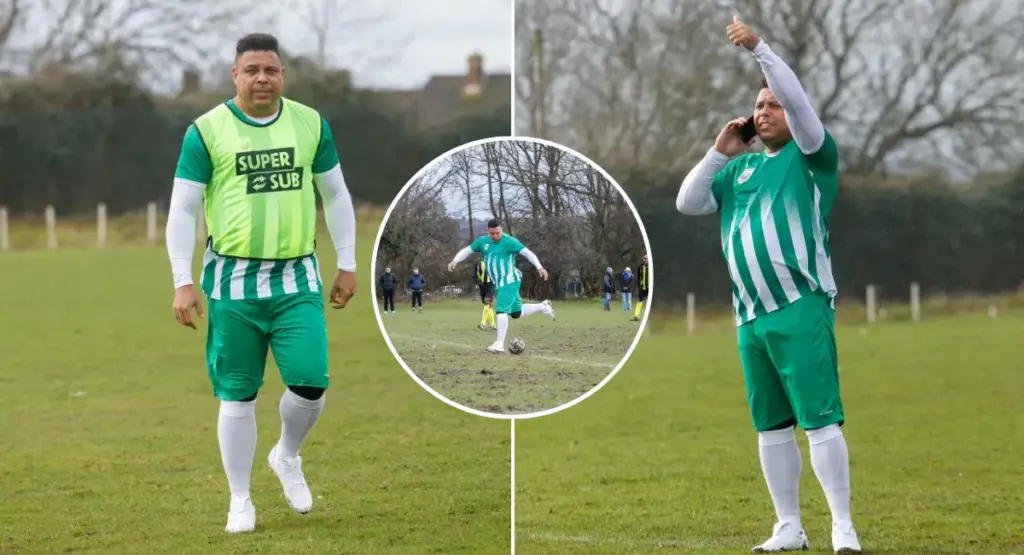 Ronaldo de lima recently played for a sunday league team claimed to be one of the worst football teas in England!