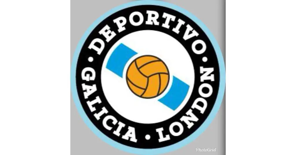 The logo of FC Deportivo Galicia de Londres