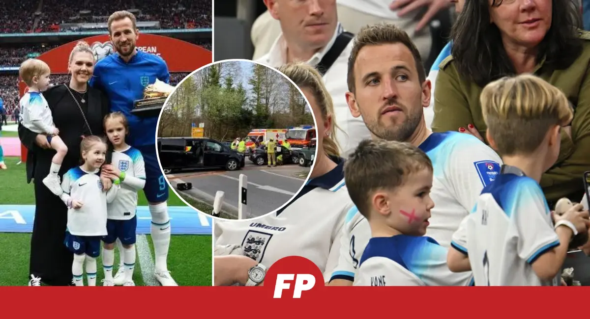 Harry Kane’s children rushed to hospital after car crash in Germany!
