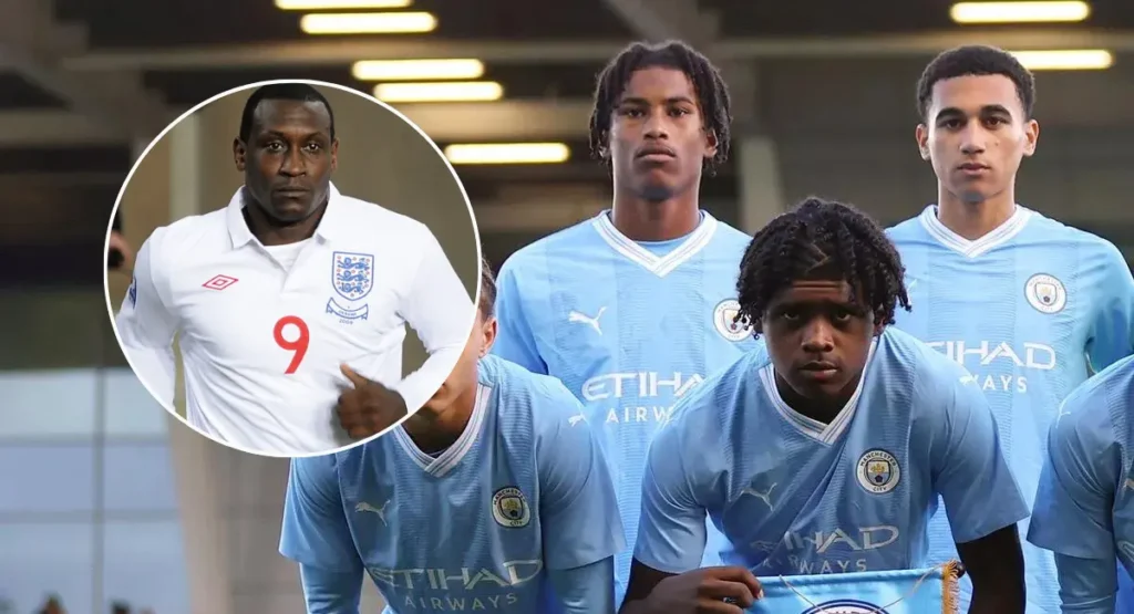 Our final entrant on our list of famous footballers kids is England legend Emile Heskey, whose sons Reigan Jaden currently play for Man City's youth sides. 